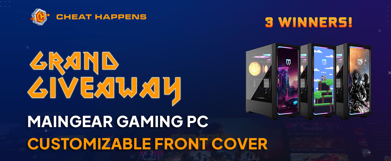 Maingear gaming PC customizable front cover!